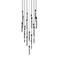 Avenue Lighting Alpine 31 Light 36" Wide LED Multi Light Pendant with Marbleized Crystal Shades