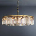 Crystal 1920s Rhys Round Chandelier L43"