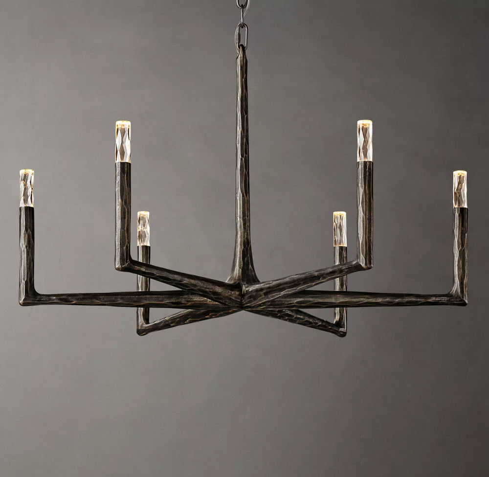 Thaddeus Round Chandelier 36" For Living Room