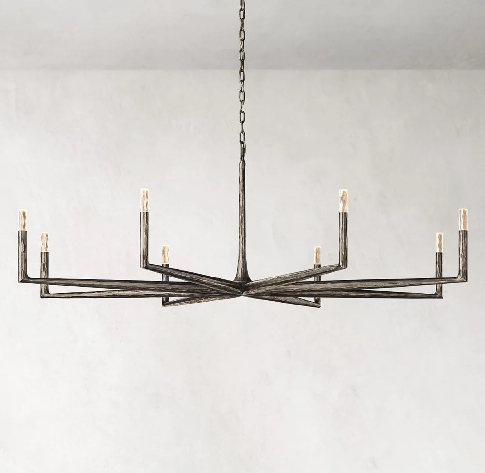 Thaddeus Round Chandelier 72" For Living Room