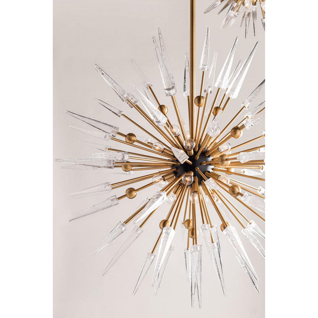 Sparta 18-Light Chandelier in Polished Nickel 48L x 48W x 48H