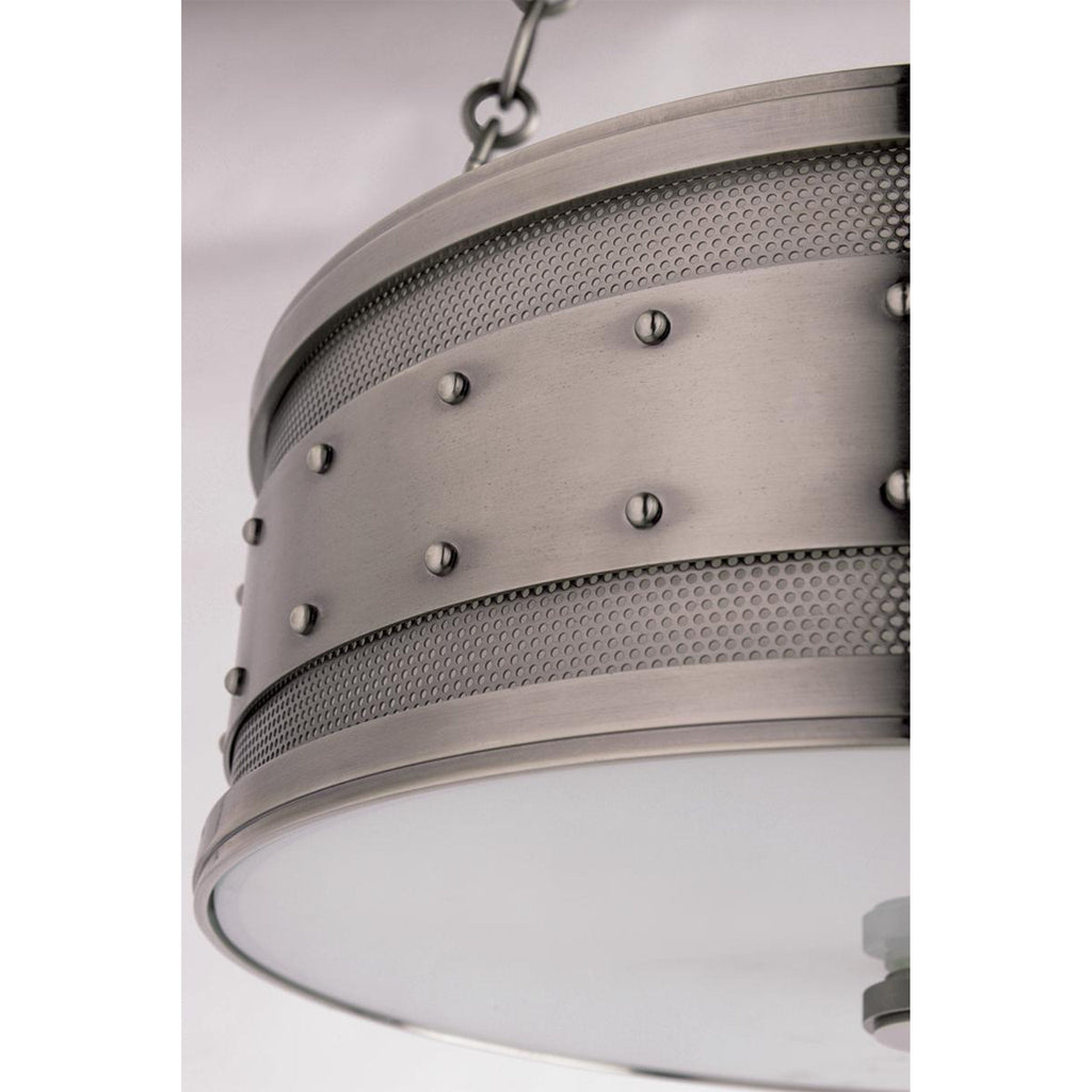 Gaines 4-Light Chandelier in Historic Nickel 22L x 22W x 5.75H