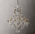 Baroque Crystal Candelabra Chandelier