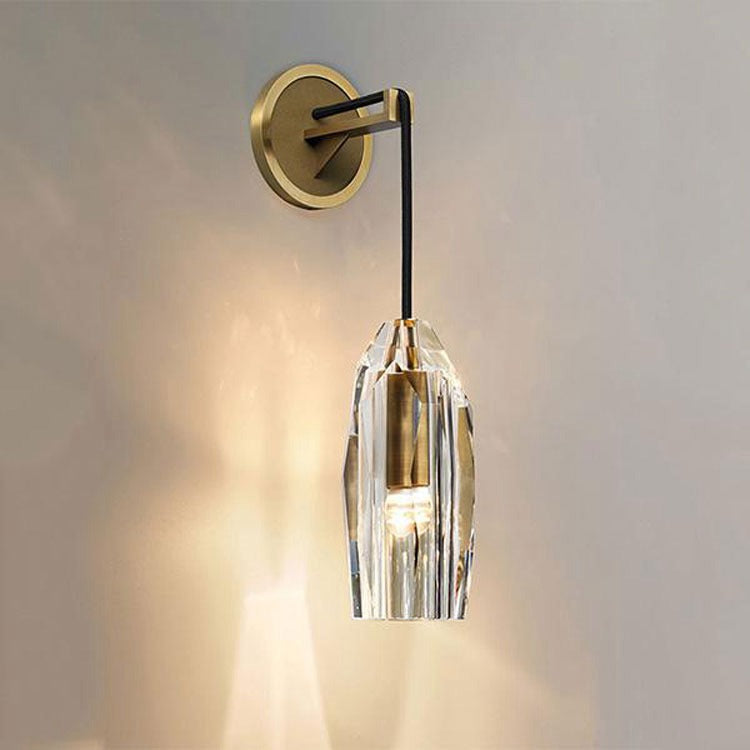 Modern Crystal Shade Wall Sconce