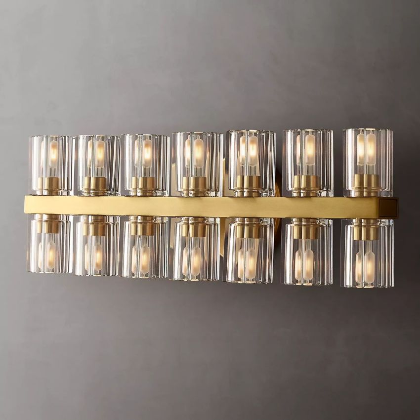Arcachon 14-Light K9 Crystal Glass Modern Wall Lamp
