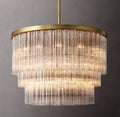 Cielo 3-Tier Round Chandelier 36" For Living Room