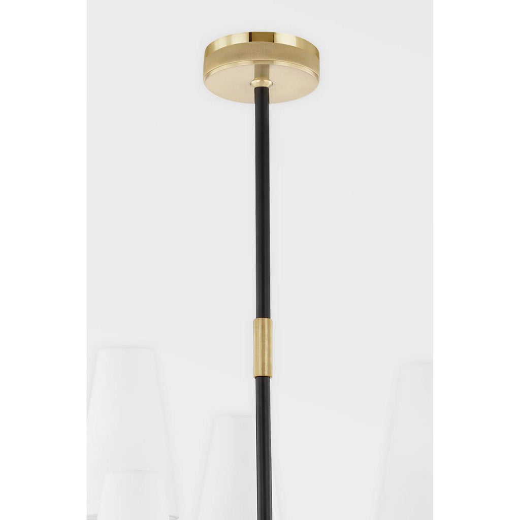 Bowery 6-Light Chandelier in Aged Old Bronze 28L x 28W x 24.5H