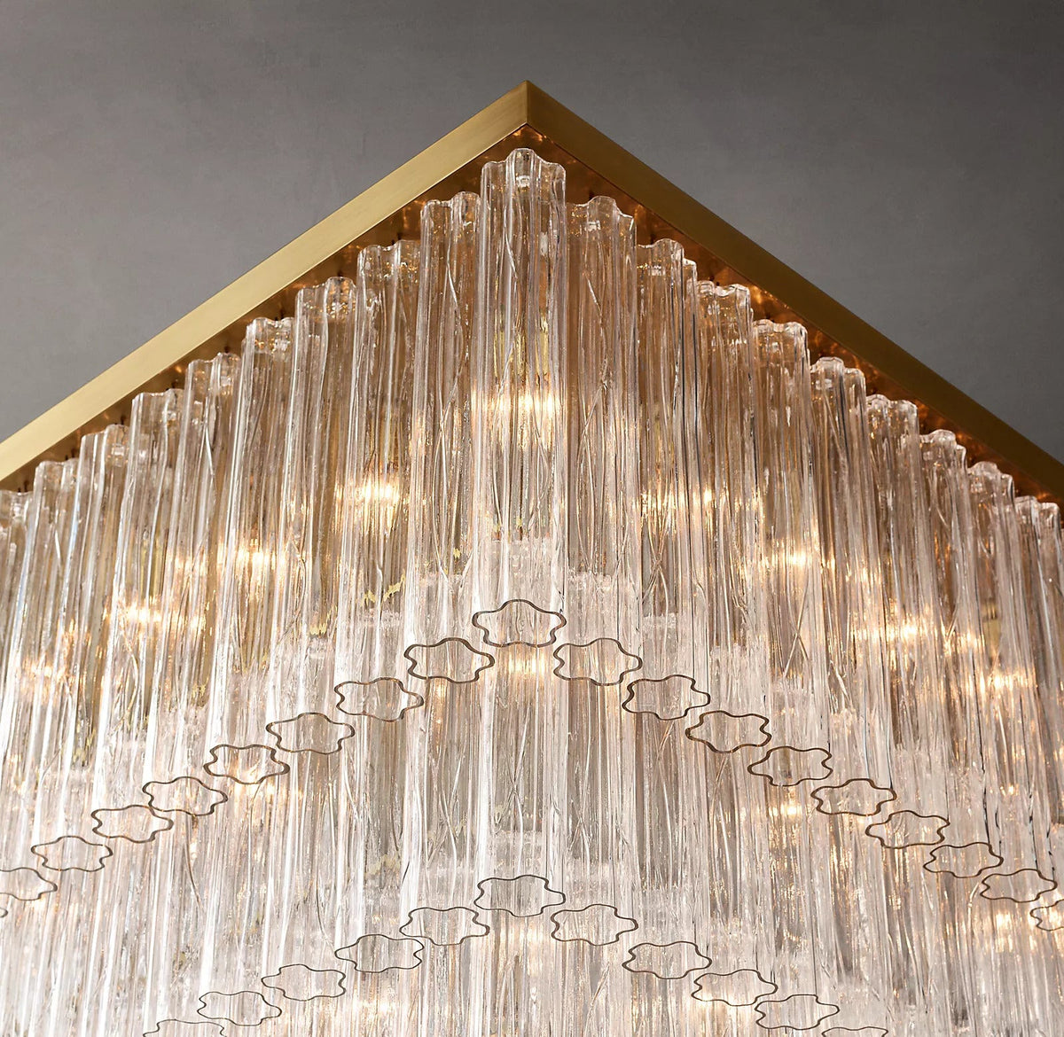 Cielo Square Chandelier 45" For Living Room