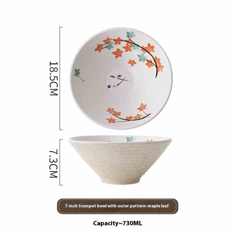 Chrysanthemum Crest Rain-Hat Soup Bowl