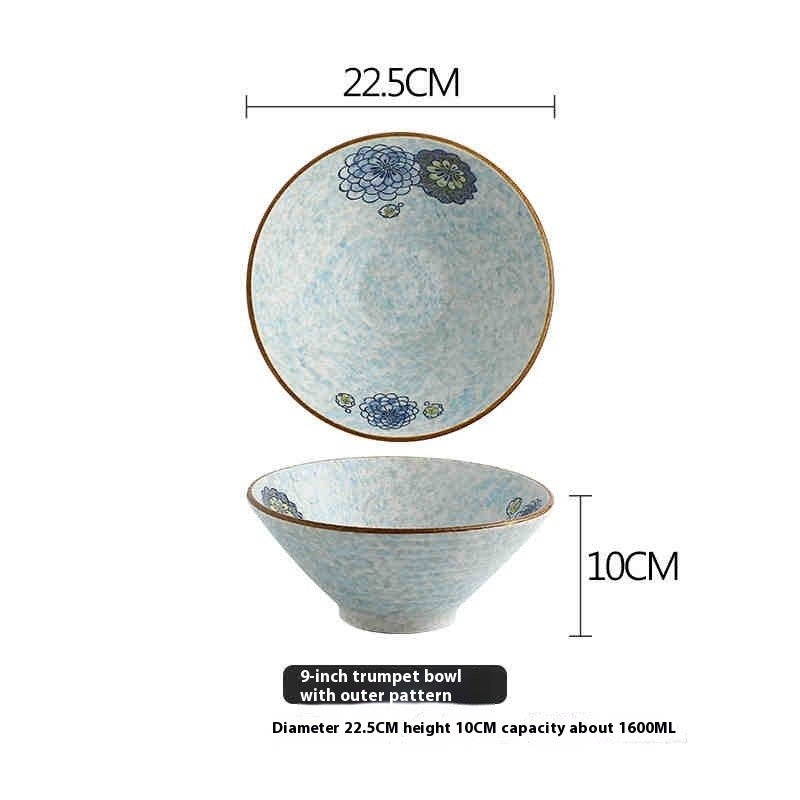 Chrysanthemum Crest Rain-Hat Soup Bowl