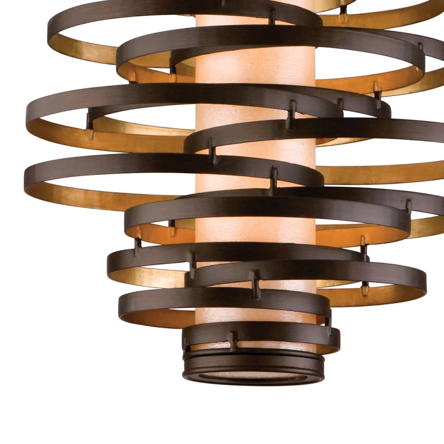 Corbett Lighting Vertigo 2 Light 18" Wide Pendant with Fabric Shade