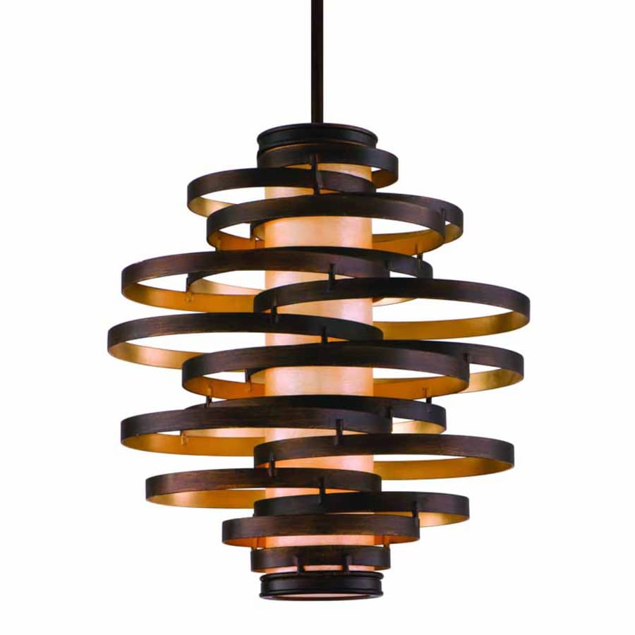 Corbett Lighting Vertigo 3 Light 23" Wide Chandelier with Fabric Shade