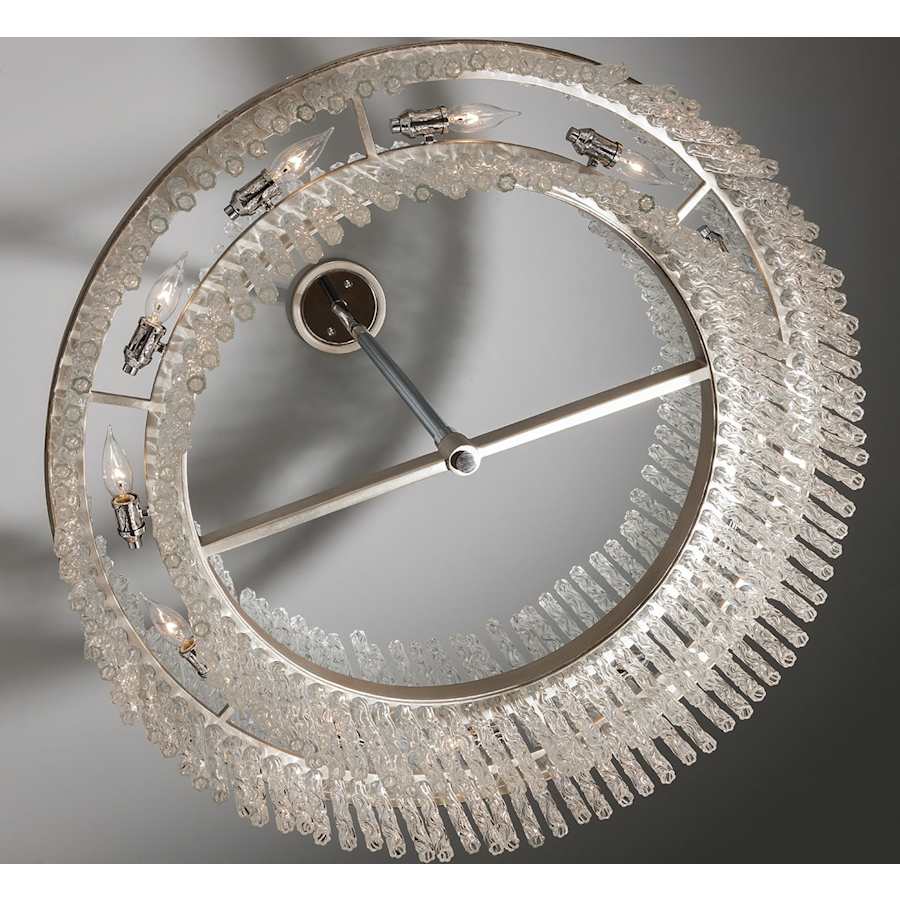 Corbett Lighting Chime 8 Light 36" Chandelier with Hand-Crafted Iron