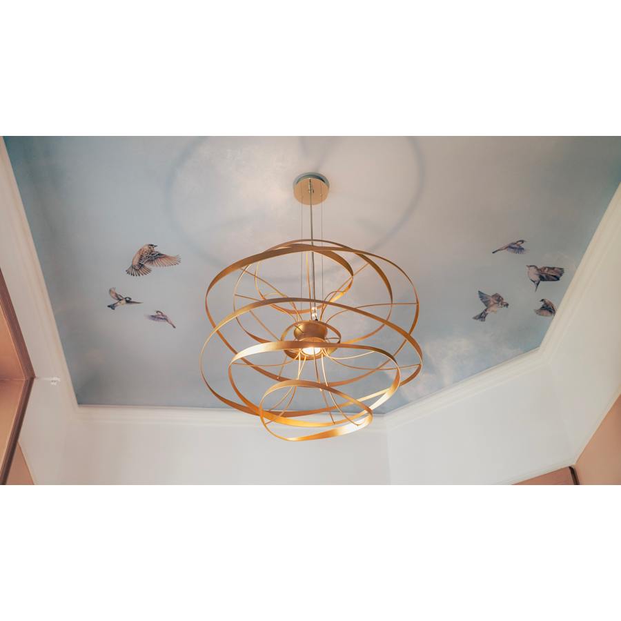 Corbett Lighting Calligraphy Light 34" Wide Integrated LED Globe Chandelier