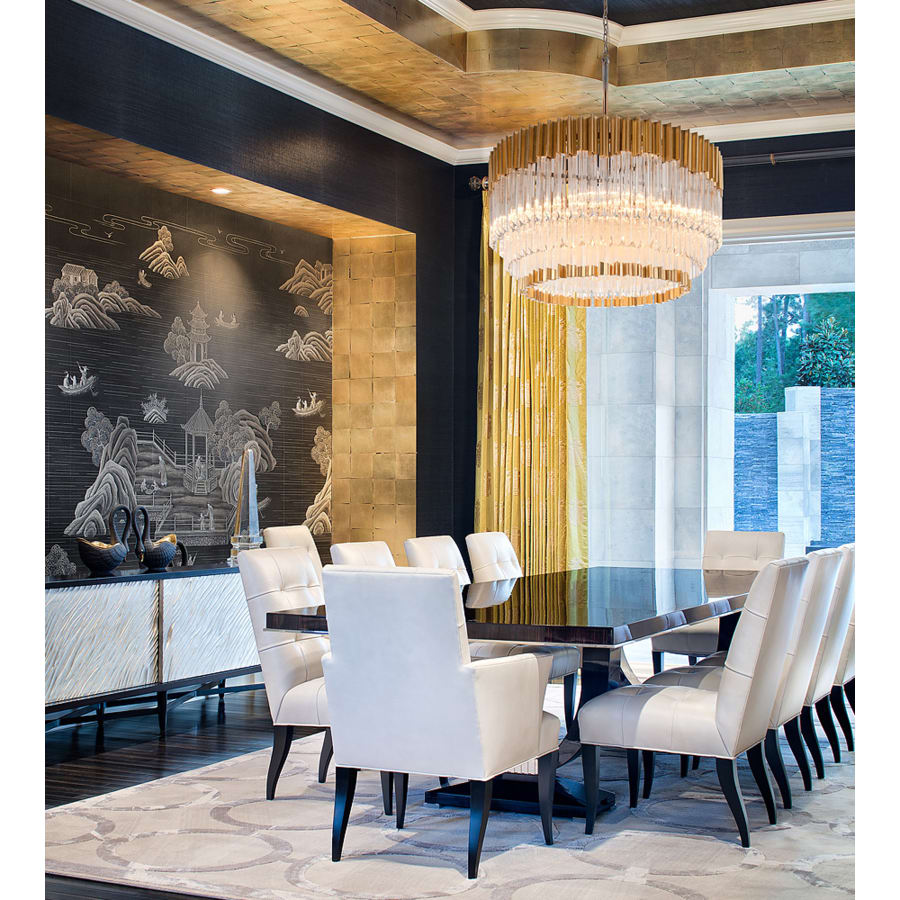 Corbett Lighting Charisma 8 Light 26" Wide Chandelier with Crystal Shade