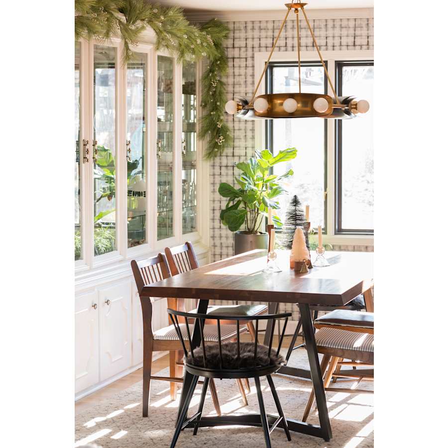 Corbett Lighting Hopper 9 Light 32" Wide Ring Chandelier