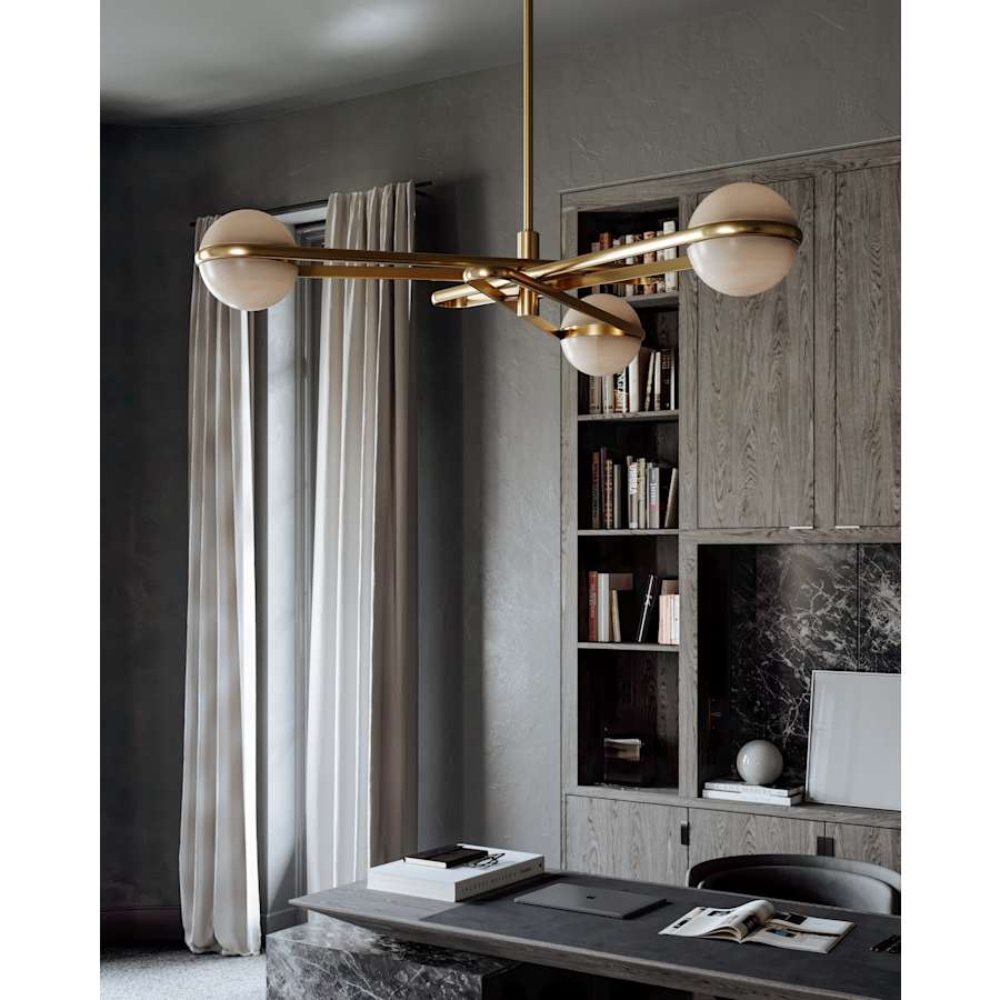 Corbett Lighting Kyomi 52" Wide Abstract Chandelier