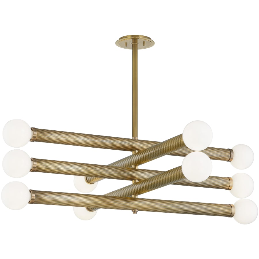 Corbett Lighting Pienza 10 Light 50" Wide Linear Chandelier