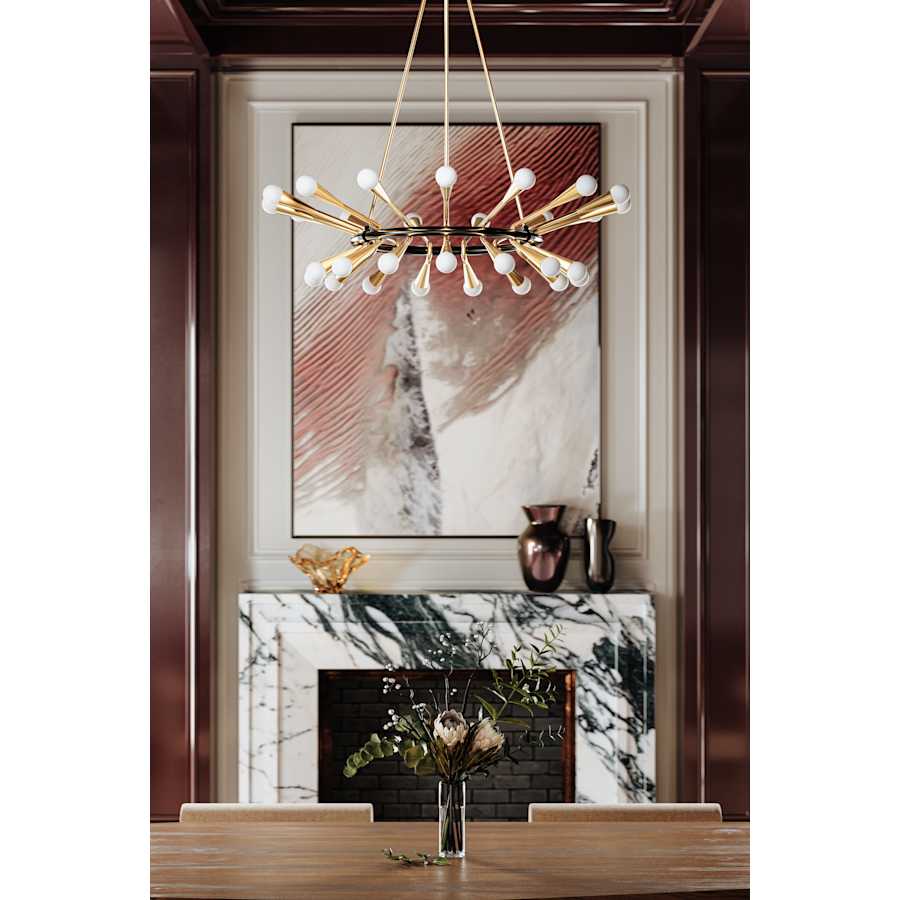 Corbett Lighting Aries 30 Light 38" Wide Ring Chandelier