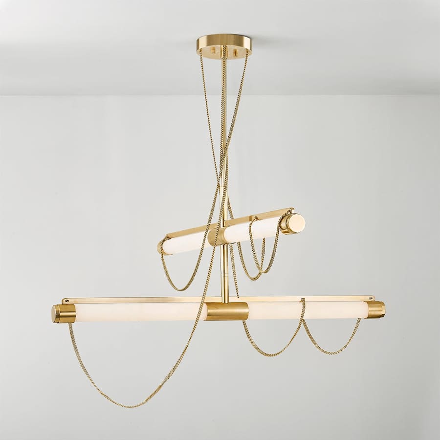 Corbett Lighting Lariat 48" Wide LED Linear Chandelier