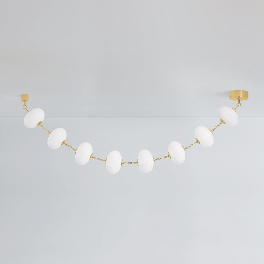 Corbett Lighting Nephele 99" Wide Linear Pendant