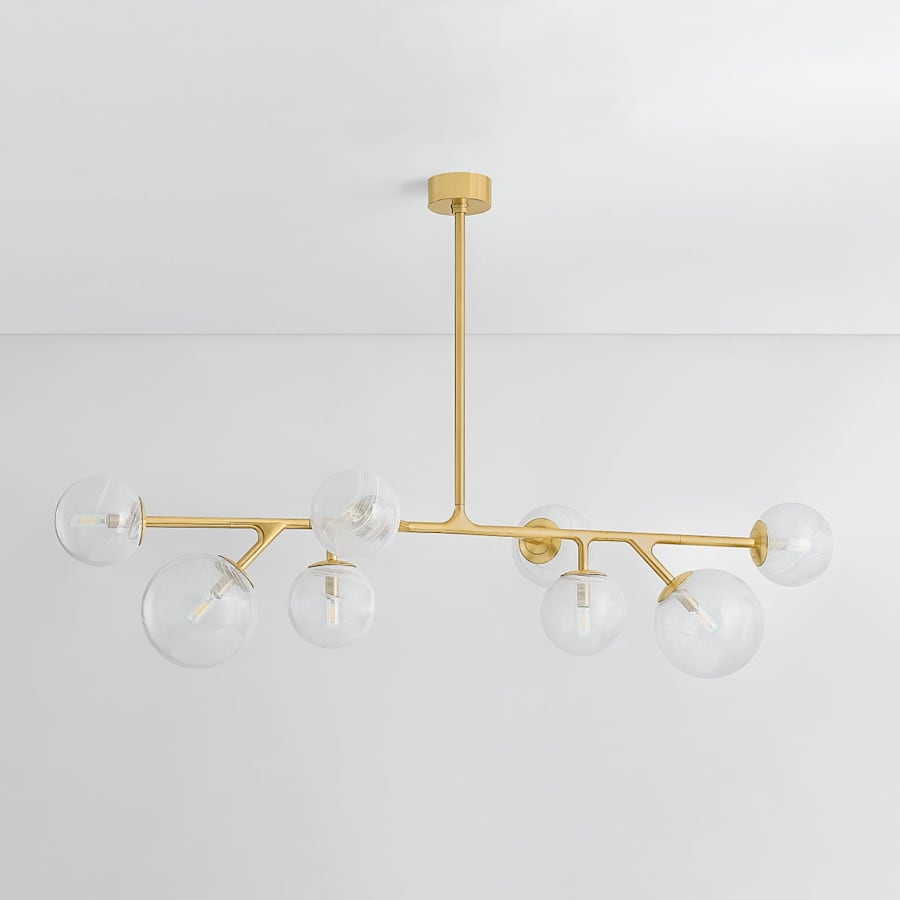 Corbett Lighting Glasgow 8 Light 22" Wide Linear Pendant