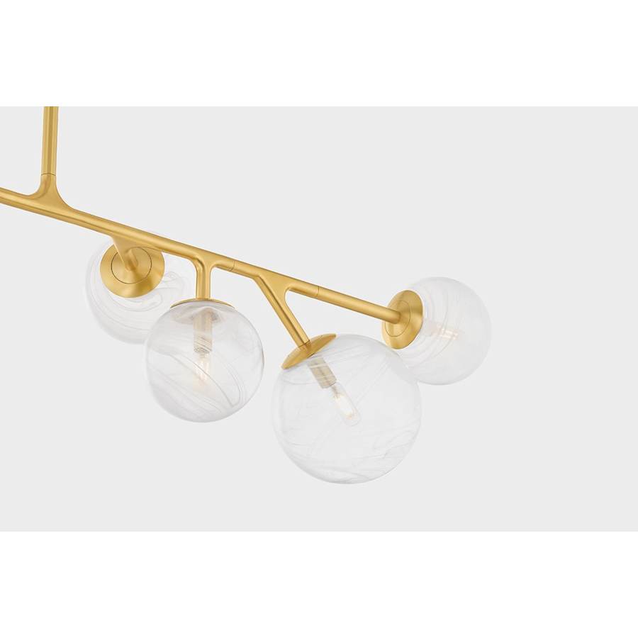 Corbett Lighting Glasgow 8 Light 22" Wide Linear Pendant
