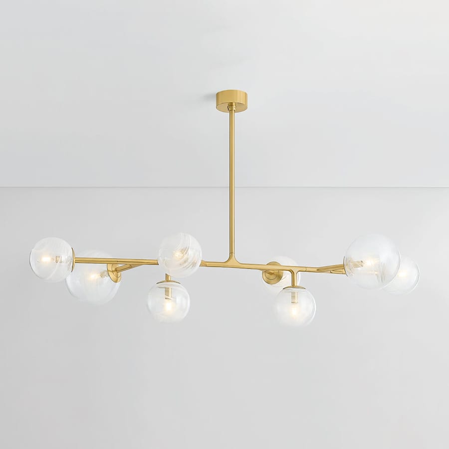 Corbett Lighting Glasgow 8 Light 22" Wide Linear Pendant
