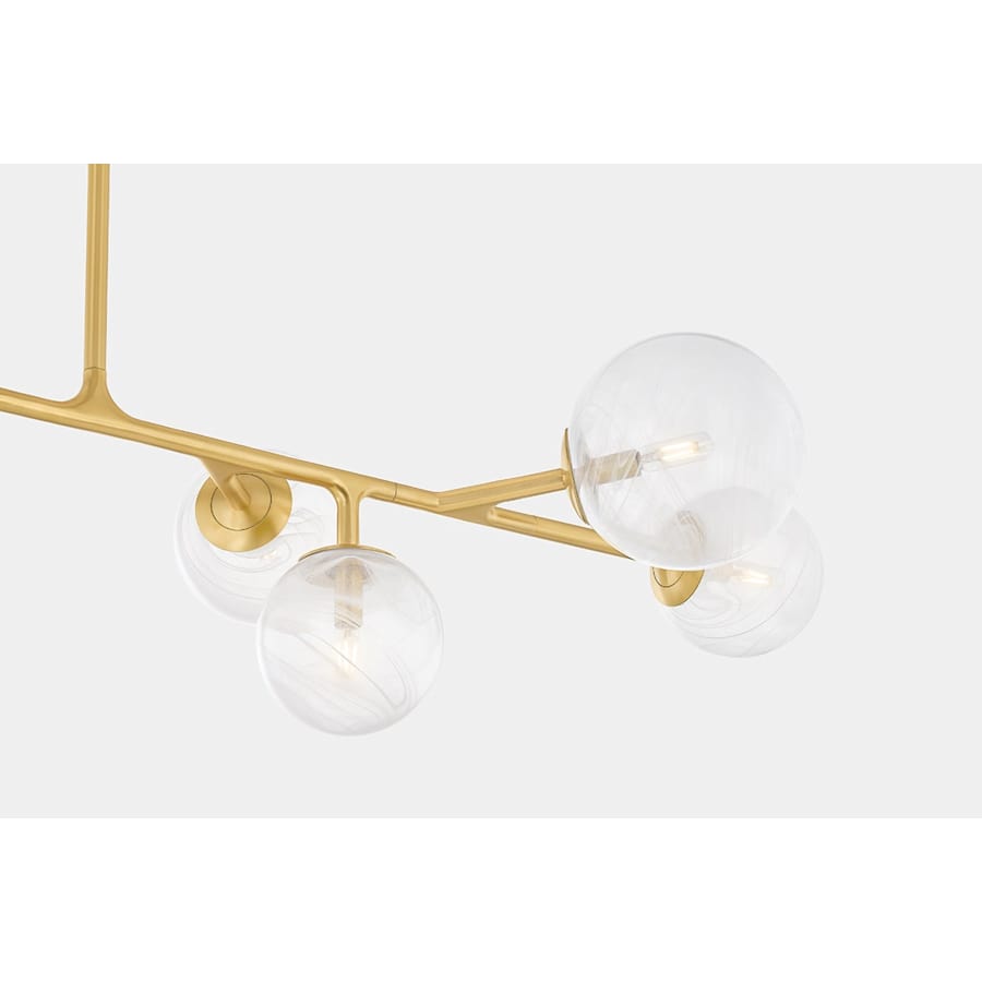 Corbett Lighting Glasgow 8 Light 22" Wide Linear Pendant