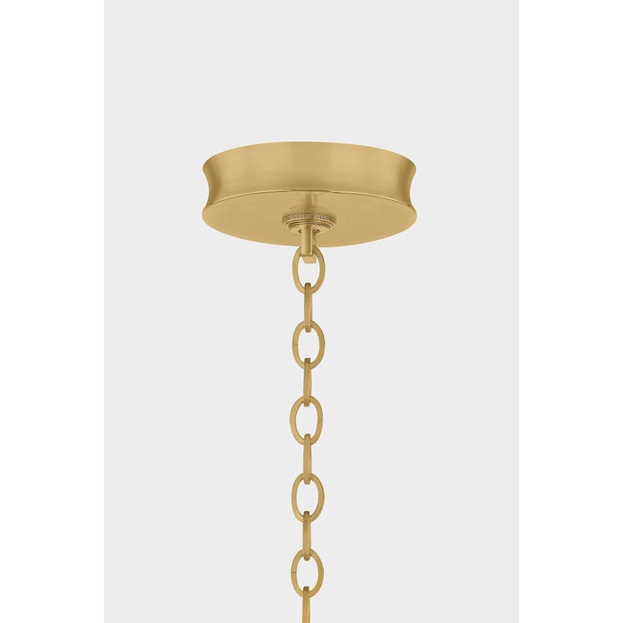 Corbett Lighting Syros 19" Wide LED Pendant with Remolino Blanco Glass Shade