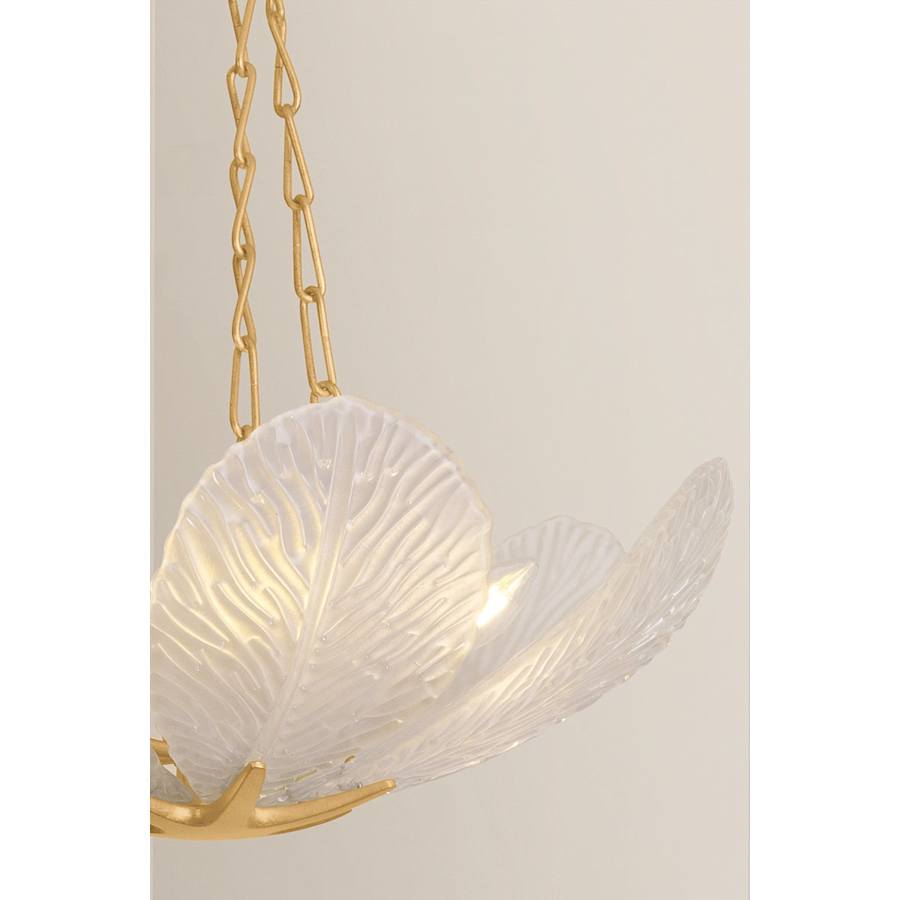 Corbett Lighting Galena 9 Light 34" Wide Pendant with Piastre Glass Shades