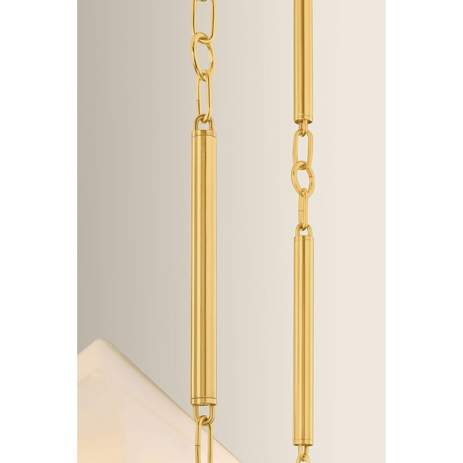 Corbett Lighting Solara 35" Wide LED Multi Light Pendant with Seedy Cloud Glass Shades