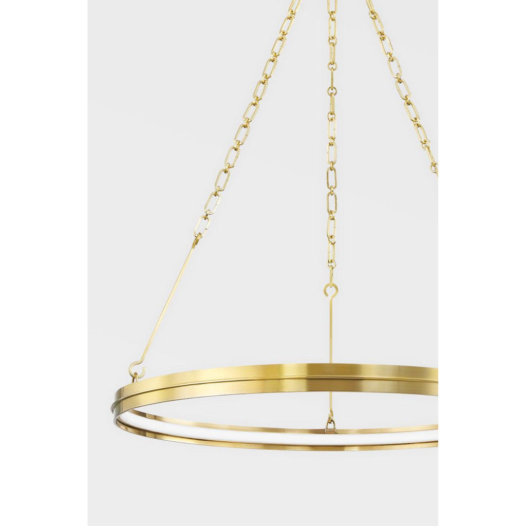 Rosendale 1-Light Chandelier in Polished Nickel 42L x 42W x 2.25H