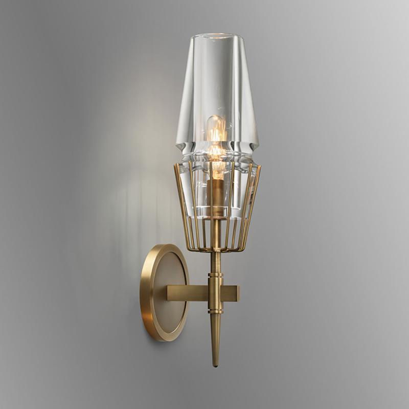 Chaillot Crystal Shade Wall Sconce Modern Wall Lamp