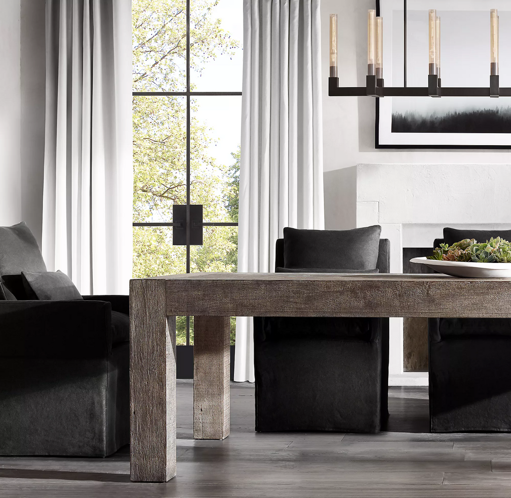 Cannele Linear Chandelier 55" For Kitchen Island