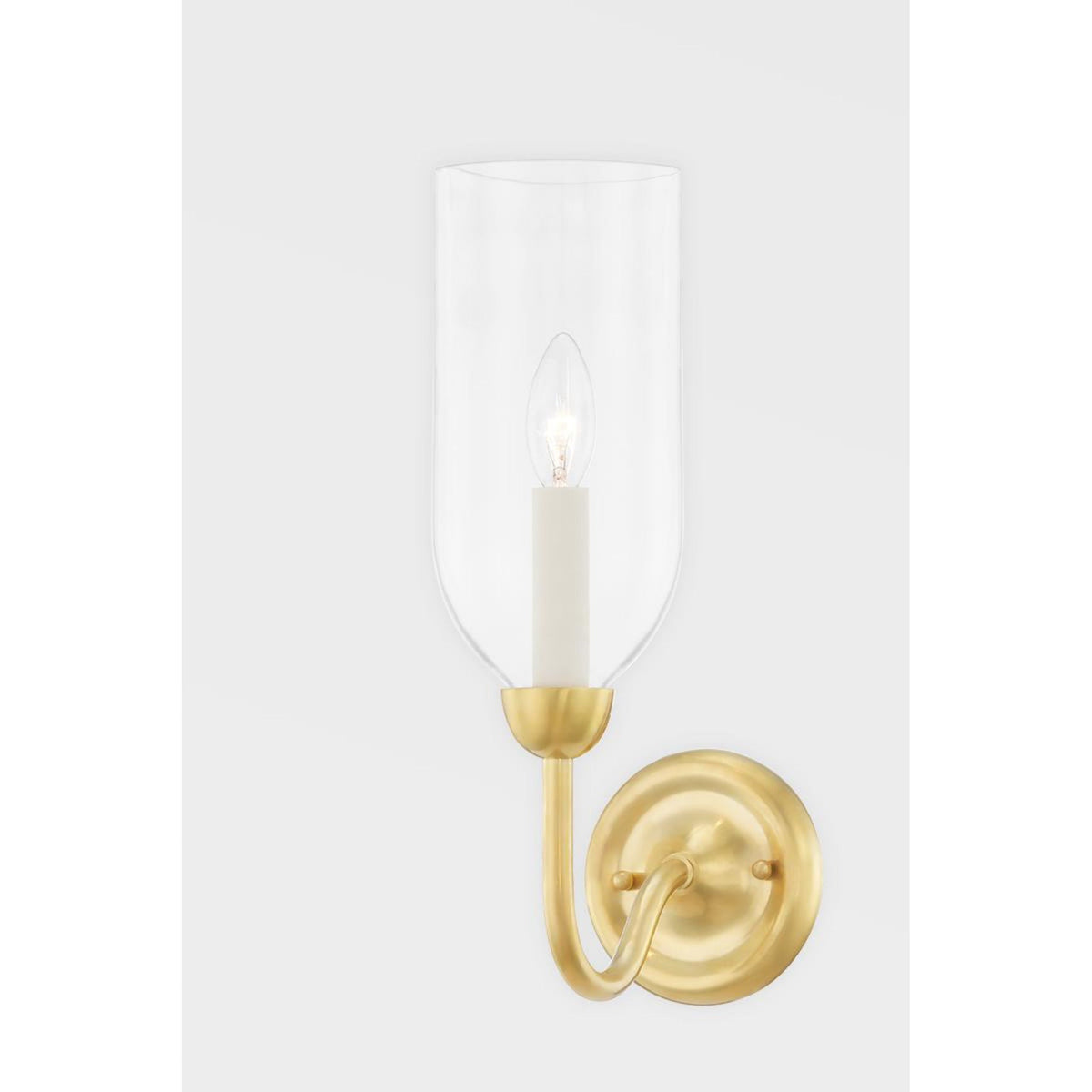 Classic No.1 8-Light Chandelier in Aged Brass by Mark D. Sikes 40L x 40W x 25.75H