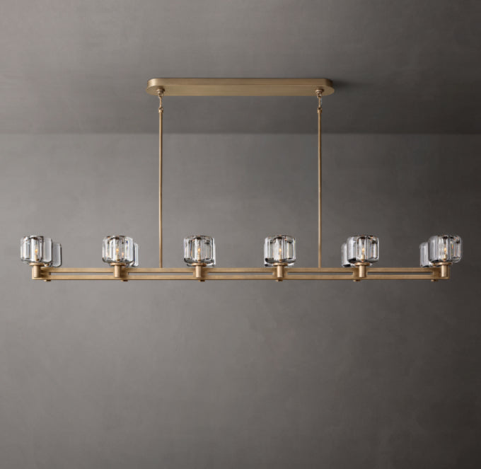 Double Row Optical Crystal Chandelier