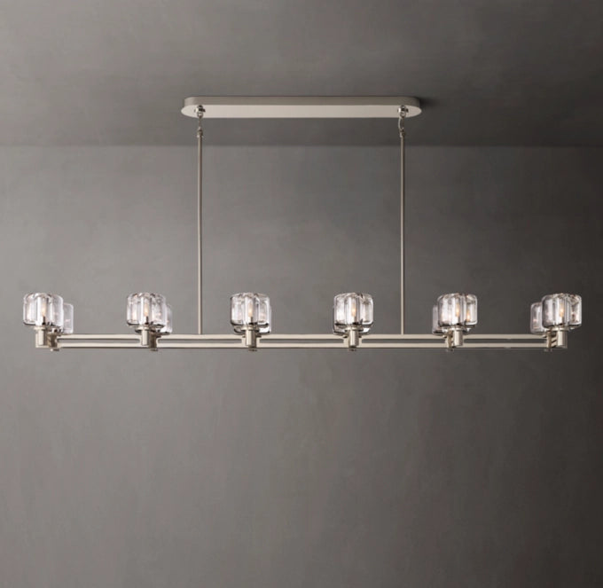 Double Row Optical Crystal Chandelier