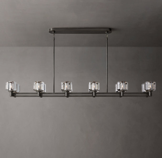 Double Row Optical Crystal Chandelier