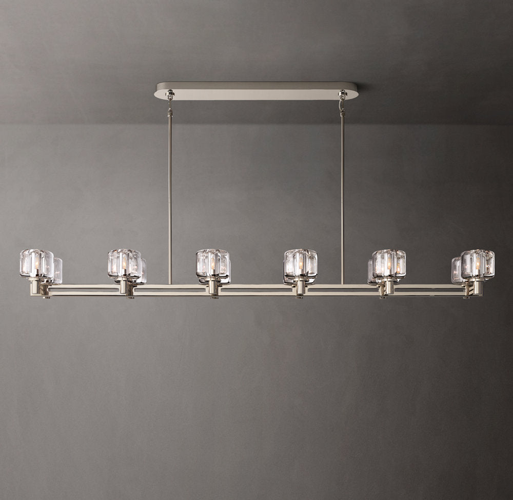 Double Row Optical Crystal Chandelier
