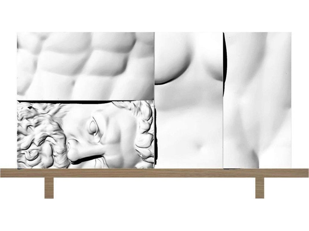 Ercole E Afrodite Modular Sideboard with Sculptural Elements