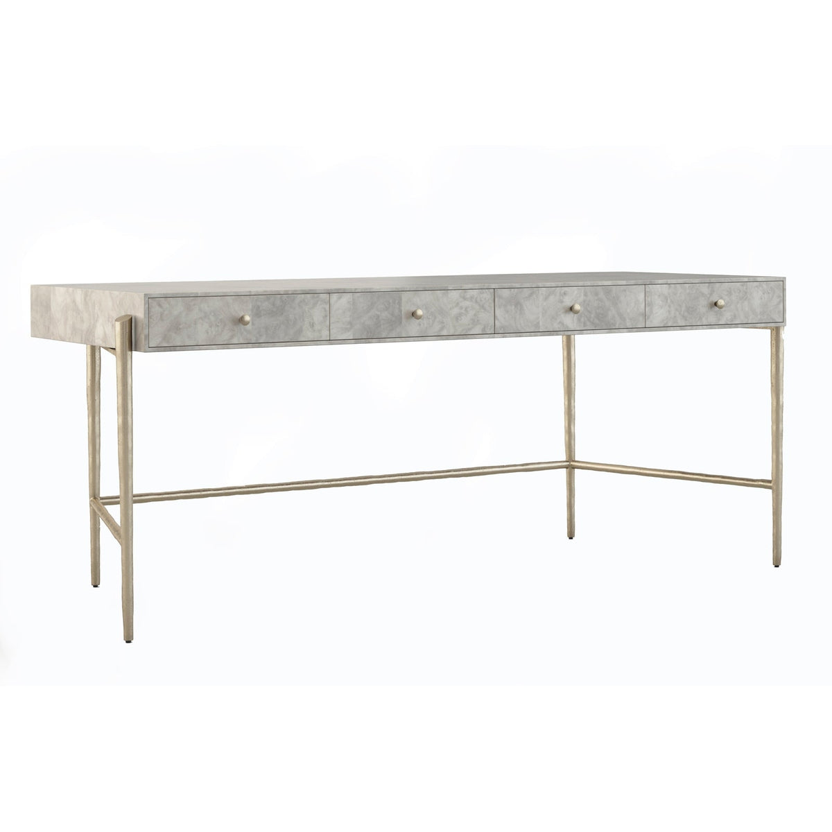 Jonathan Charles Surge Madrona Burl Desk (500401-DMB)
