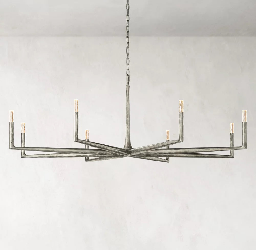 Thaddeus Round Chandelier 72" For Living Room