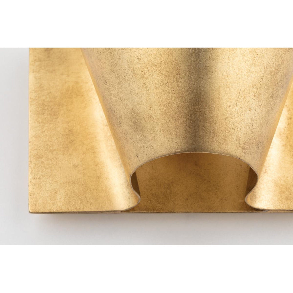 Reeve 8-Light Chandelier in Vintage Gold Leaf 37.5L x 37.5W x 18H