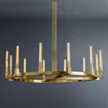 Cannele Round Chandelier 60" For Living Room