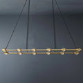 éclatant Vintage Rectangular  Chandelier 72"