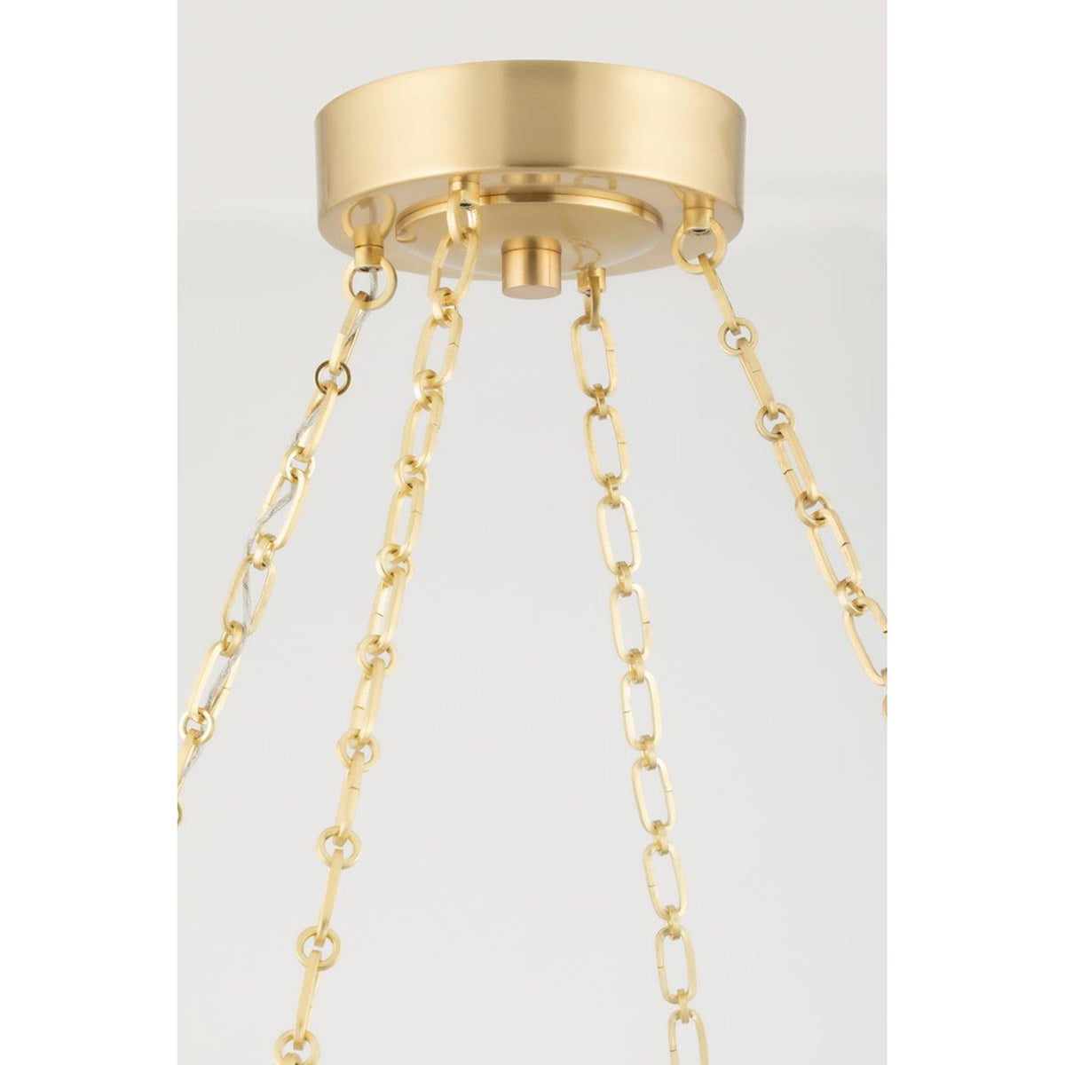 Lindley 1-Light Chandelier in Polished Nickel 54.5L x 54.5W x 4.625H