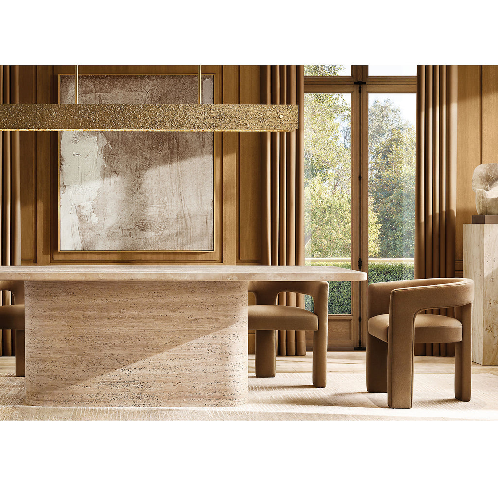 Vouvray Linear Brass Chandelier L54"/L72"