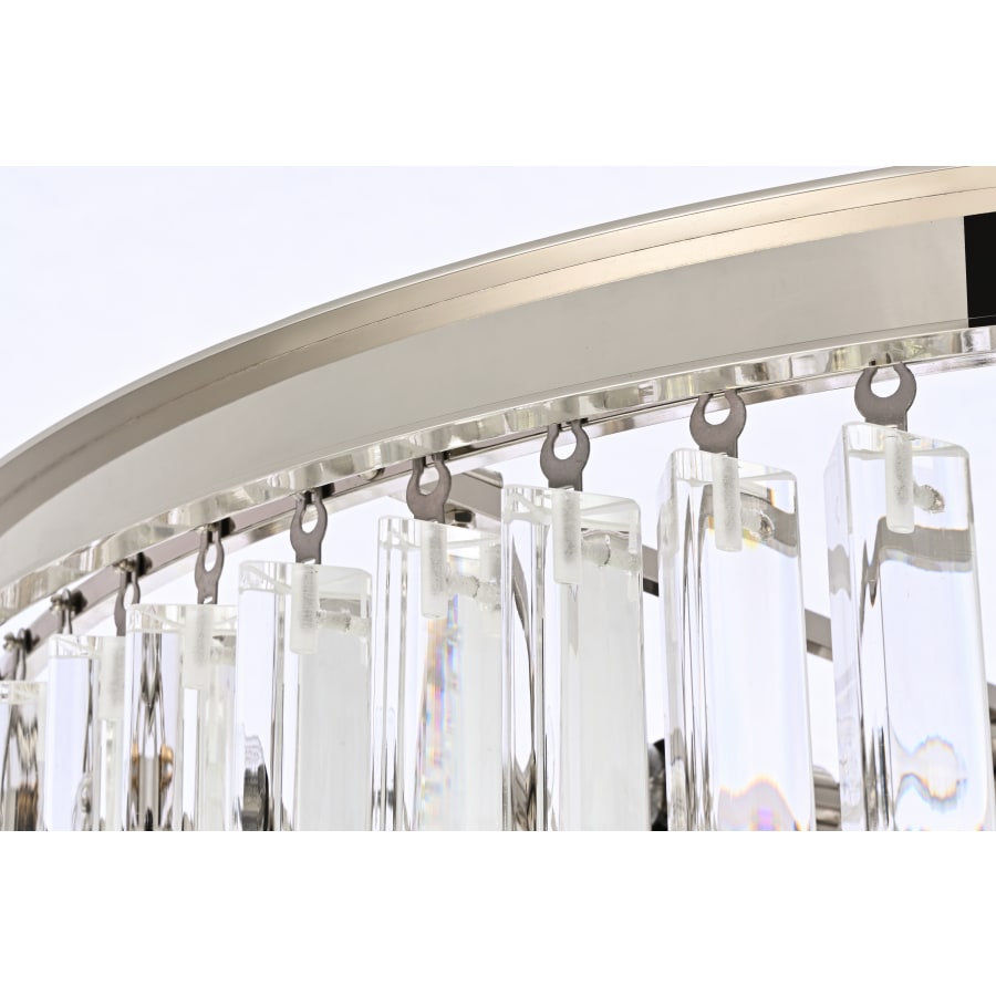 Elegant Lighting Sydney 58 Light 48" Wide Crystal Waterfall Chandelier