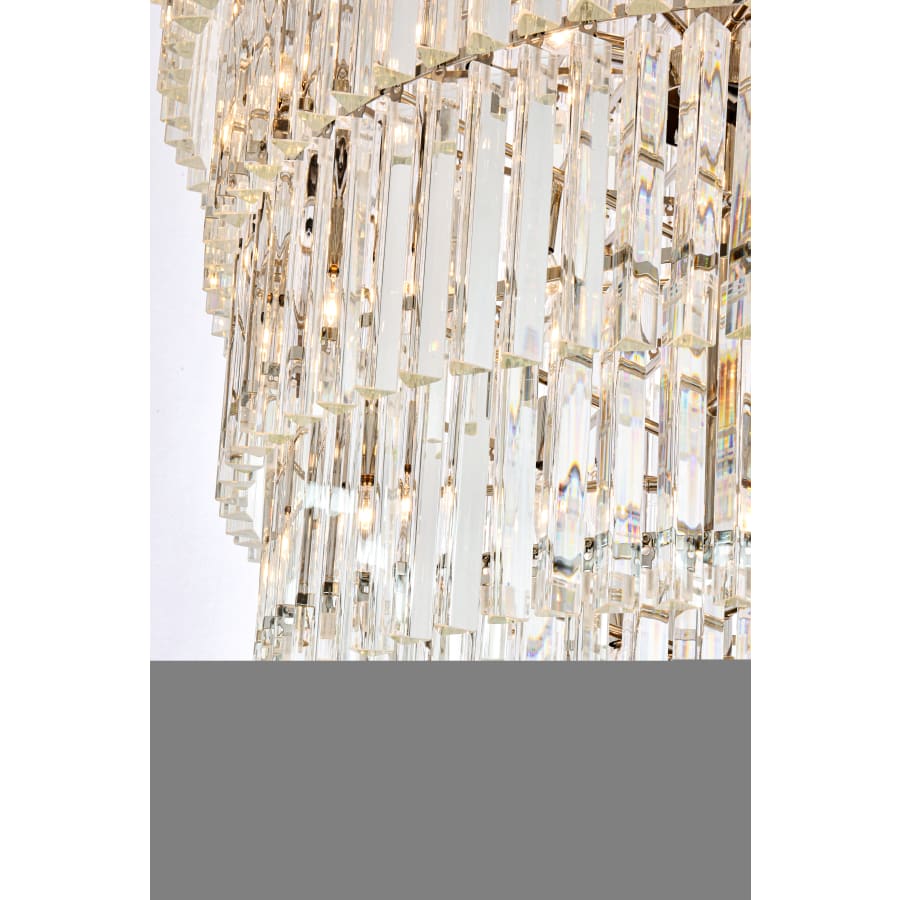 Elegant Lighting Sydney 58 Light 48" Wide Crystal Waterfall Chandelier
